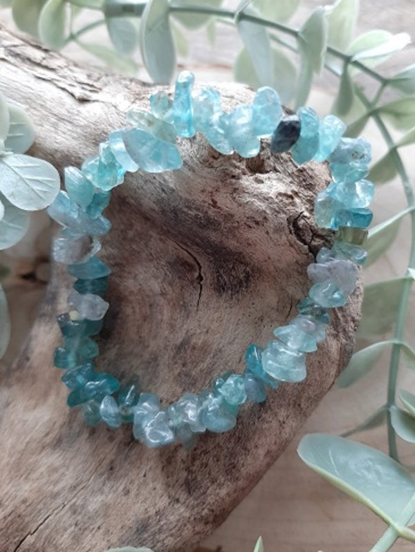 Splitarmband Topaas blauw A