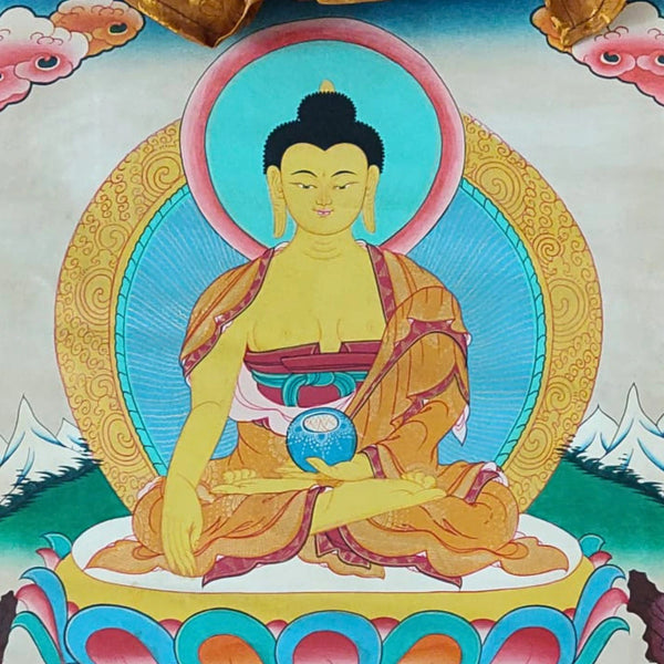 Thangka nr.04 - Boeddha Shakyamuni goud