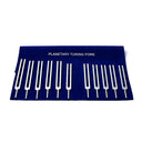 Stemvorken Set Cosmic Octave Planeten Aluminium Blauw Fluweel 59x32cm