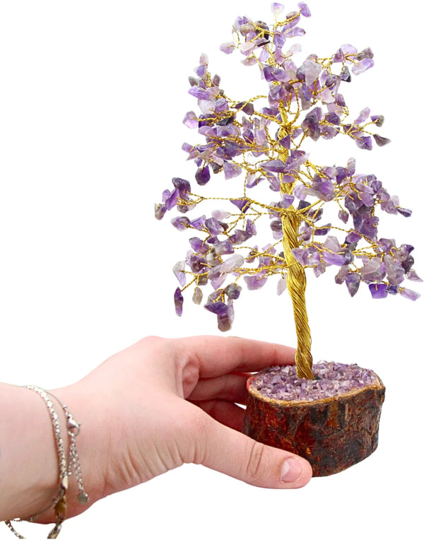 Edelsteen boompje Amethist ca. 23 cm