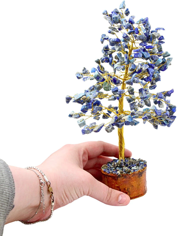 Edelsteen boompje Sodaliet ca. 23 cm