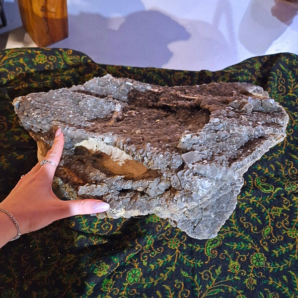 Fluoriet Ruw Groot 46 X 28 X 20 Cm 25 Kg Afghanistan