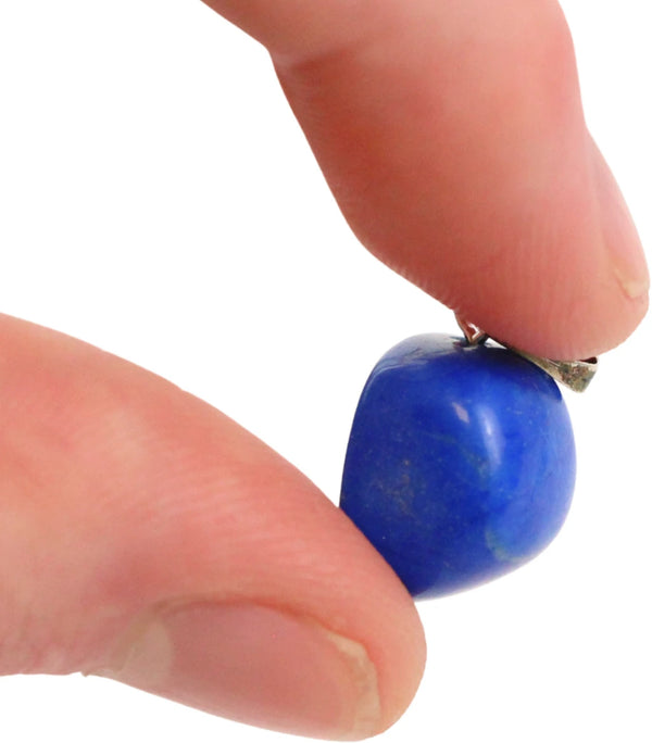Lapis Lazuli geboorde edelsteenhanger