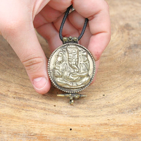Ashanger Ganesha A2 Metaal 5,5 x 1,3 x 3,9 cm Zilverkleurig