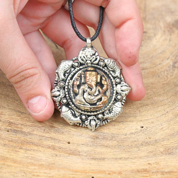 Hanger Ganesha Metaal 4,5 X 0,6 X 4,5 Cm