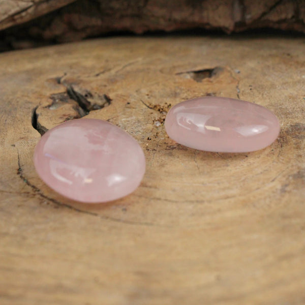 Roze kwarts knuffelsteen