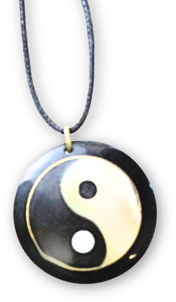 Hanger Yin Yang Zwart 4cm A19