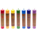 Geurkaarsen Chakra Set Stearine Essentiële Olie 7 x 2