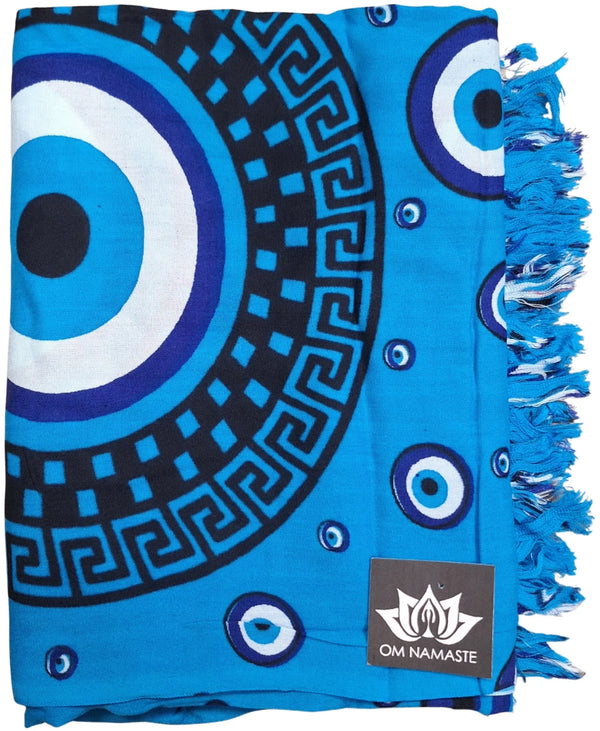 Om Namaste Sarong - 503 - Blauwe Mandala - Griekse Stijl