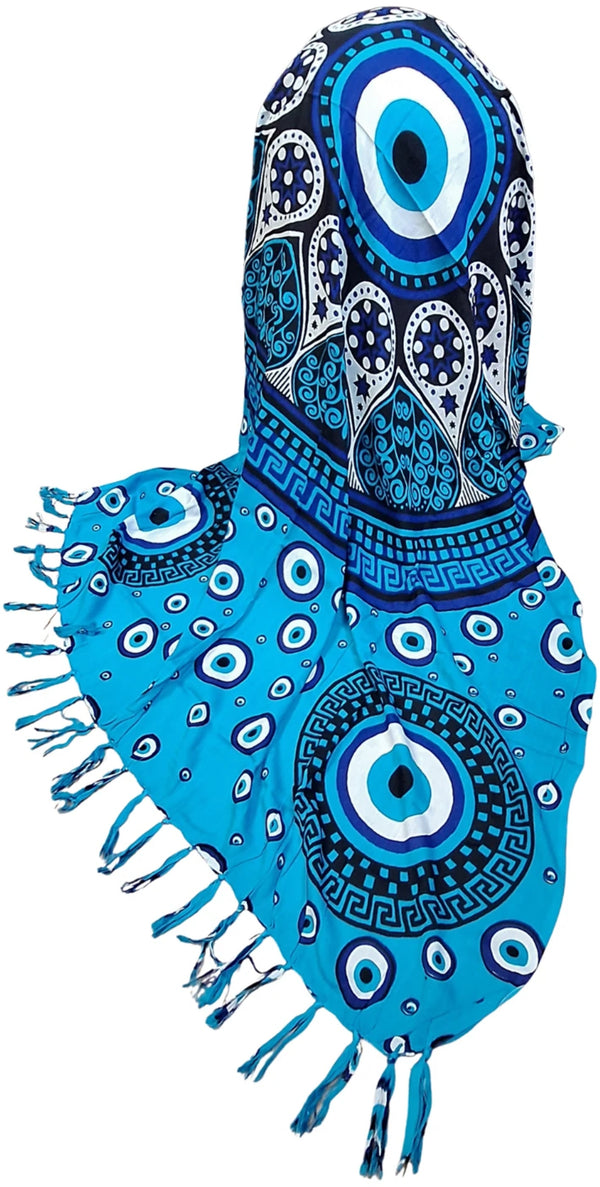 Om Namaste Sarong - 503 - Blauwe Mandala - Griekse Stijl