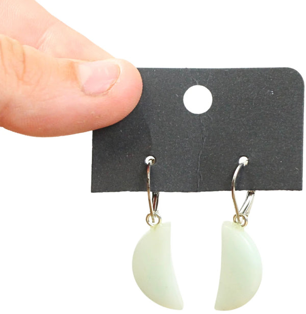 Amazoniet Maan oorbellen - fashion jewelry