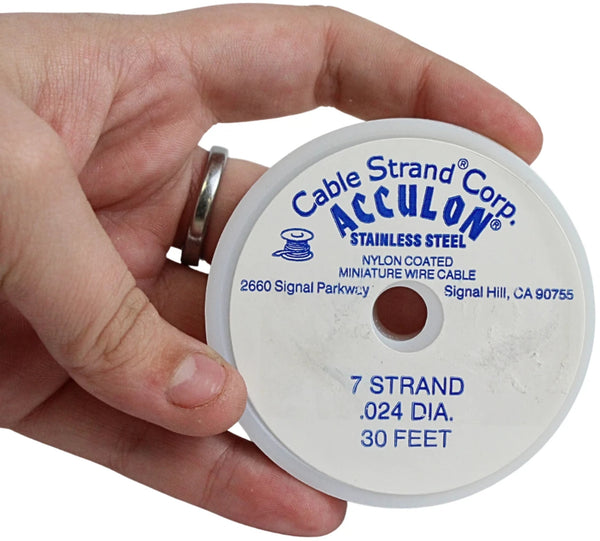 Acculon rijgdraad 0,61 mm 9 meter