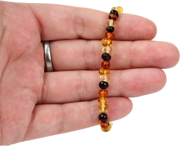 Barnsteen kinderarmband multikleur (Amber)