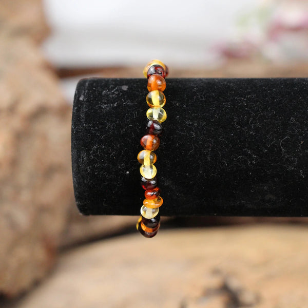 Barnsteen kinderarmband multikleur (Amber)