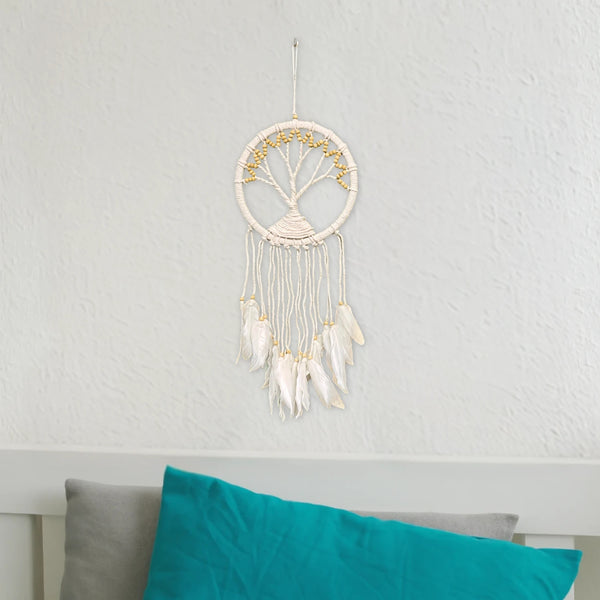 Dromenvanger - Tree of Life - beige - 22cm - Dream Catcher