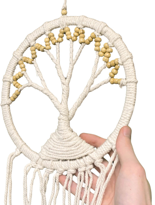 Dromenvanger - Tree of Life - beige - 22cm - Dream Catcher