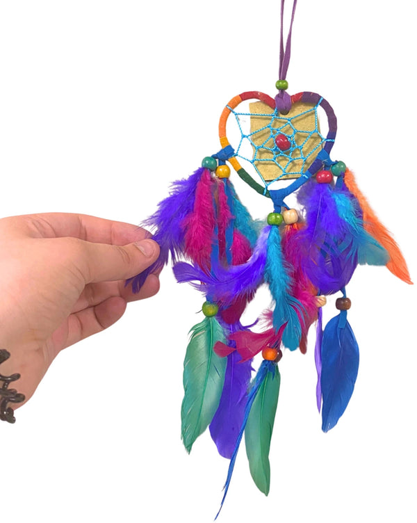 Dromenvanger Rainbow Hartje - 7cm