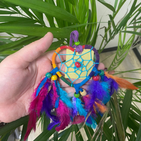 Dromenvanger Rainbow Hartje - 7cm
