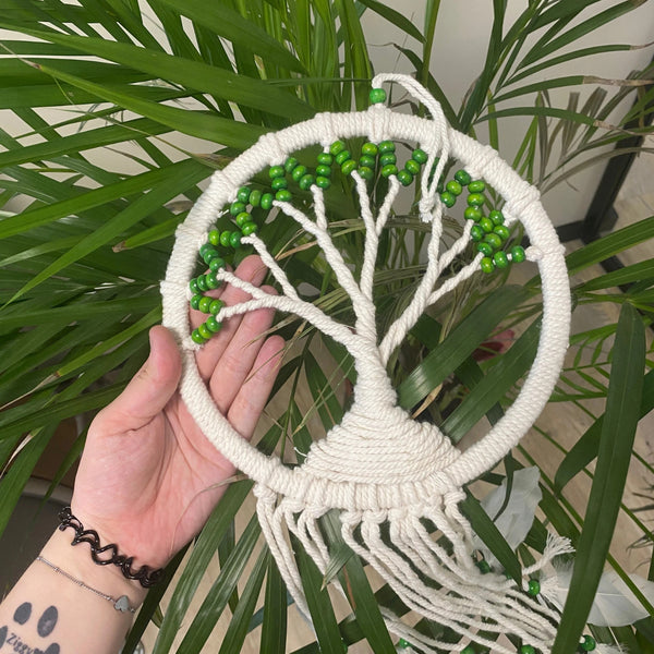 Dromenvanger - Tree of Life - groen - 22cm - Dream Catcher