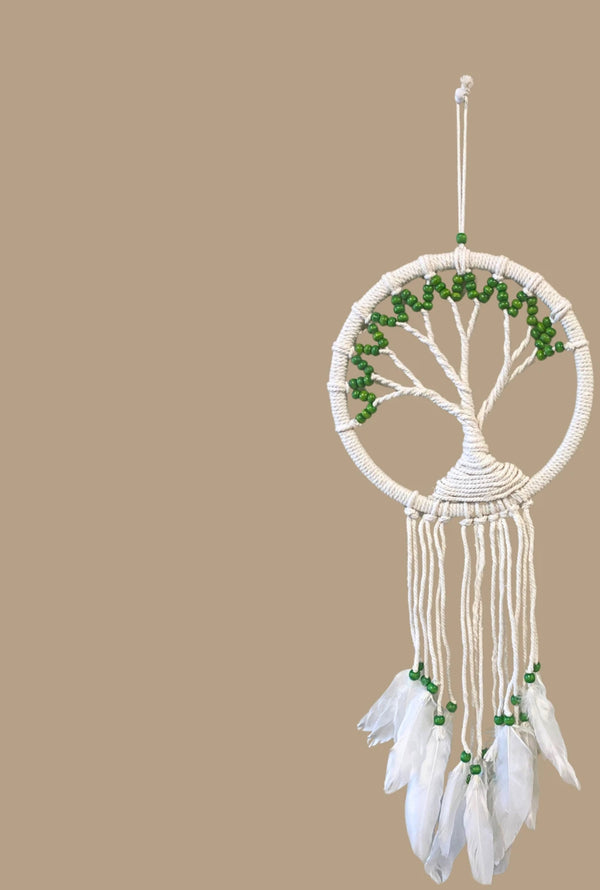 Dromenvanger - Tree of Life - groen - 22cm - Dream Catcher