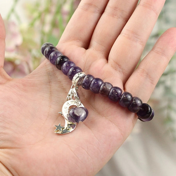 Armband Amethist met bedels