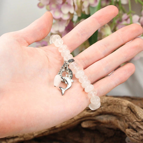 Armband Bergkristal met bedels