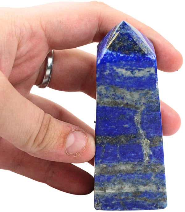 Lapis Lazuli Obelisk 8,7 X 3,3 X 3 Cm Afghanistan Nr 19