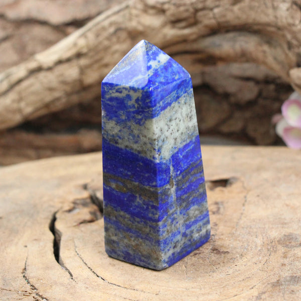 Lapis Lazuli Obelisk 8,7 X 3,3 X 3 Cm Afghanistan Nr 19