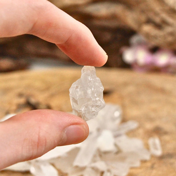 Lemurische Bergkristal puntjes 100 gram