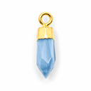 Edelsteenhanger Punt Blauwe Opaal (12 mm)