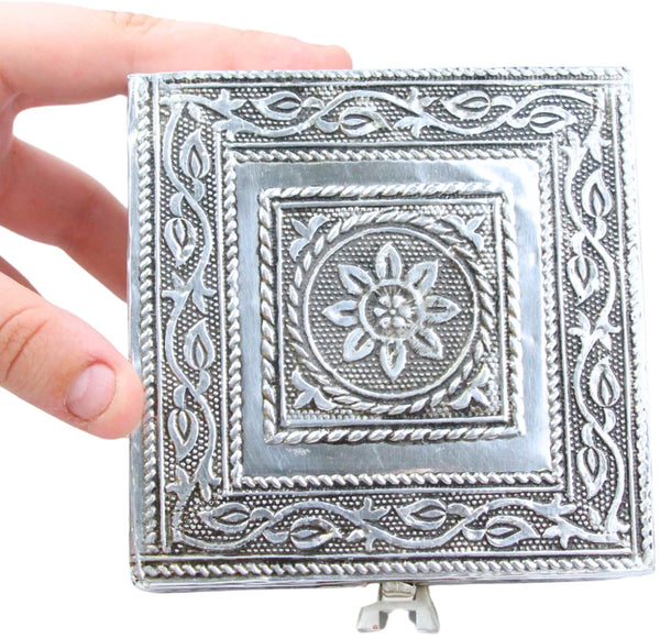Sieraden doos klein met bloemen