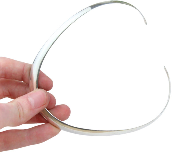 Zilveren regide collier nr.02