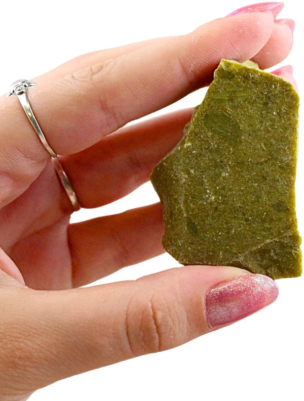 Opaal groen 250 gr. ruwe brokjes
