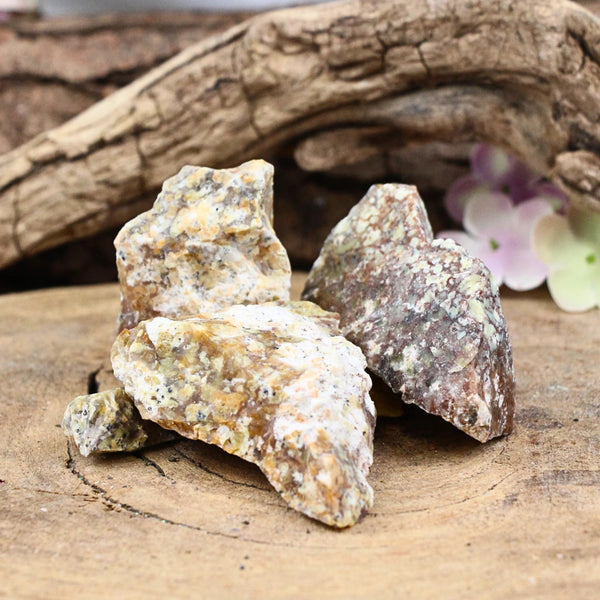 Opaal dendriet 250 gr. ruwe brokjes