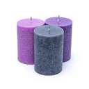 Kaarsen Mindfulness Stearine Geurloos Wit Set Van 3