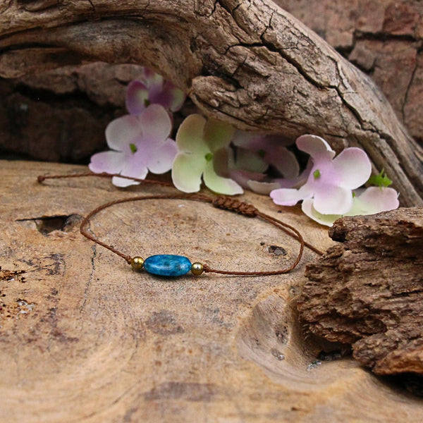 Geboortesteen armband september - Apatiet