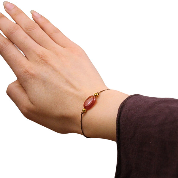 Geboortesteen armband Juli - Carneool
