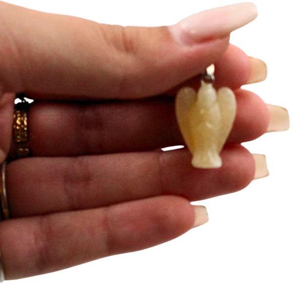 Engelenhanger 20 mm Calciet geel
