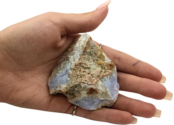 Chalcedoon blauw/ Blue Lace ruw nr.14