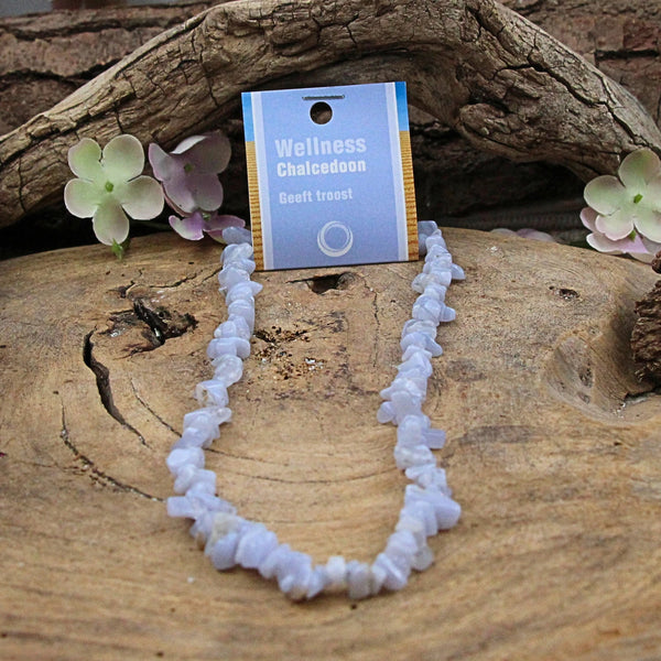 Chalcedoon splitketting + kaart
