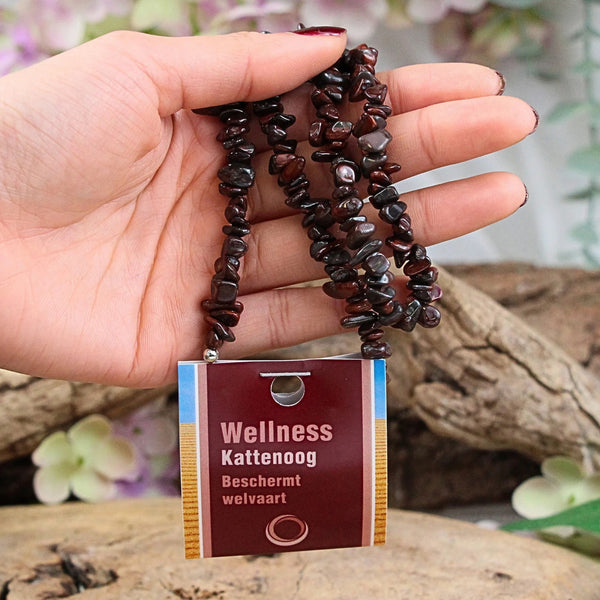 Kattenoog splitketting + kaart