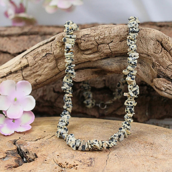 Jaspis Dalmatiër splitketting