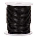 Rundleer Koord Zwart 0.2 cm 50 Meter