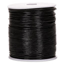 Rundleer Koord Zwart 0.2 cm 100 Meter