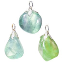 Edelsteenhanger Groene Fluoriet 1,5-3 cm