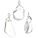 Edelsteenhanger Bergkristal Met Metalen Oogje ±1.5-3cm