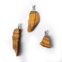 Tijgeroog Ruw Edelsteenhanger ±2.5-4.5cm