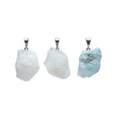 Hanger Ruwe Hemimorfiet Edelsteen Met Metalen Oogje 2 cm