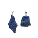 Hanger Ruwe Lapis Lazuli Edelsteen Met Metalen Oogje 2 cm