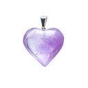 Edelsteen Hanger Hart Amethist 2-3 cm
